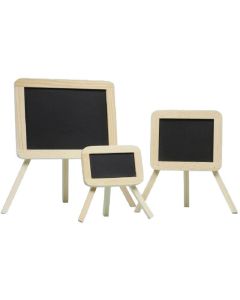 HobbyFun Mini-Utensilien Schultafel 10 x 8.5 x 14 cm