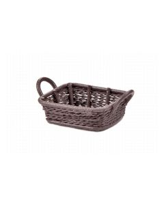 HobbyFun Mini-Utensilien Körbchen 3 cm, Braun