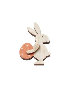 HobbyFun Mini-Tier Hase mit Ei 7 cm