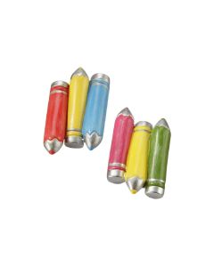 HobbyFun Mini-Utensilien Stifte 5 cm, Bunt