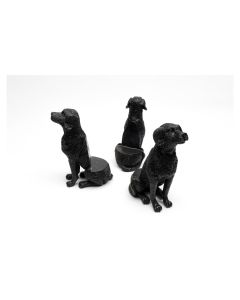Jardinopia Pflanzentopffüsse Potty Feet Sitzender Labrador, 3er Set