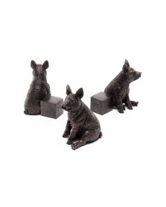 Jardinopia Pflanzentopffüsse Potty Feet Schwein, 3er Set