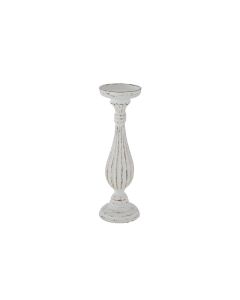 Boltze Kerzenhalter Dinah 34 cm, 1 Stück, Weiss