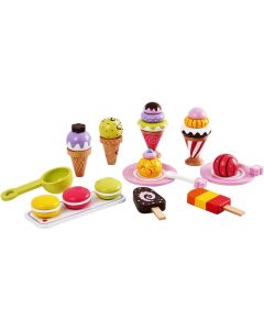 Spielba Holzspielwaren Spiel-Lebensmittel Glace Set