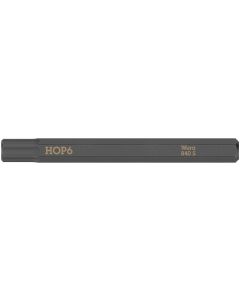 Wera Bit 840 S Hex-Plus Innensechskant 6 mm, 1-teilig