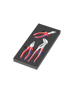 Wera Zangen-Satz Knipex 9780 Schaumstoffeinlage Set 1, 3-teilig
