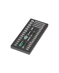 Wera Knarren-Satz 8000 A Zyklop 9720 Schaumstoffeinlage, 37-tlg