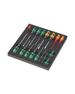 Wera Schraubenzieher-Set 9710 Schaumstoffeinlage Set 1, 18-teilig