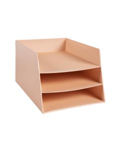 Exacompta Ablagekorb Aquarel mit 3 Stufen Koralle