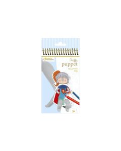 Avenue Mandarine Malblock Graffy Puppet 24 Blatt, Ritter und Drachen