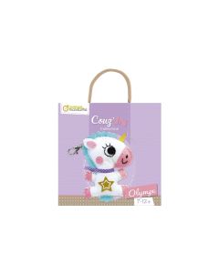 Avenue Mandarine Bastelset Mini Kuscheltier Couz'In Einhorn