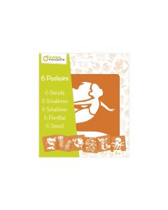 Avenue Mandarine Schablone 15 x 15 cm, Meer