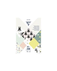 Clairefontaine Bastelpapier Faultier A4, 200 g/m², 20 Blatt
