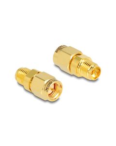 Delock Antennenadapter RP-SMA Buchse (f) - SMA Stecker (m)