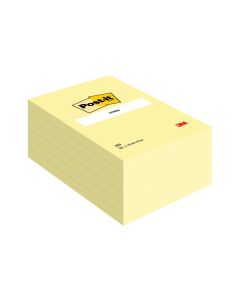 Post-it Notizzettel Post-it 15.2 x 10.2 cm 6 Blöcke, Gelb