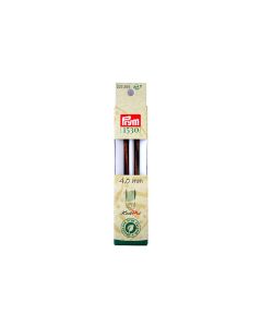 Prym 1530 Stricknadelspitzen Natural, lang 4.00 mm, 11.6 cm