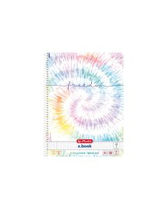 Herlitz Spiralblock New Baltik Freedom Kariert, 80 Blätter, A4