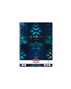 Herlitz Spiralblock New Baltik Fearless Liniert, 80 Blätter, A4
