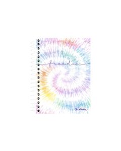 Herlitz Notizblock New Batik Freedom Kariert, 10.5 x 14.5 cm