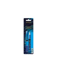 Herlitz Füllfederhalter New Batik Fearless Medium (M), Blau