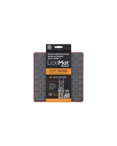 LickiMat Futtermatte Dog Buddy Tuff, 20 x 20 cm, Rot