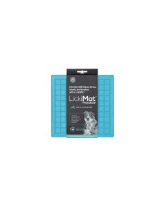 LickiMat Futtermatte Dog Playdate, 20 x 20 cm, Türkis