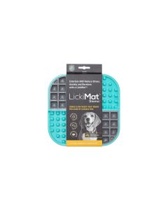 LickiMat Futtermatte Dog Slomo, 20 x 20 cm, Türkis