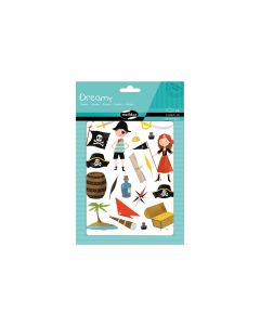 Clairefontaine Motivsticker Sweety Piraten 6 Bogen