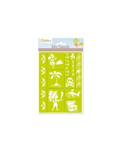 Avenue Mandarine Schablone Mini 15.4 x 25.7 cm, Pirat