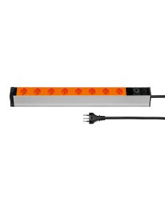 STEFFEN 19 Steckdosenleiste 8xT13, Orange