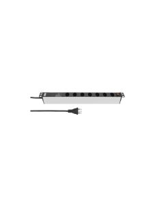 STEFFEN 19 Steckdosenleiste 7x T13, Silber