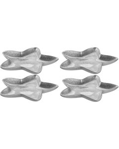 Leonardo Schale Palazzo 23 cm, 4 Stück, Silber