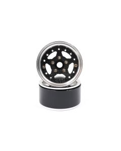 Yeah Racing Felgen 1.9 5-Speichen Carbon, Beadlock 1:10, 2 Stück