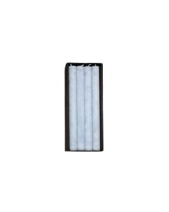 Schulthess Kerzen Stabkerze Stahlblau 4 Stück, 24 x 2.2 cm