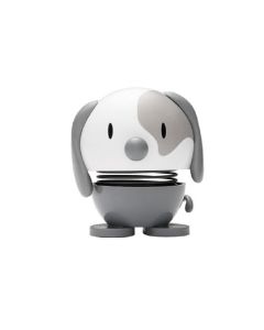 Hoptimist Aufsteller Bumble Hund S 6.9 cm, Grau/Weiss
