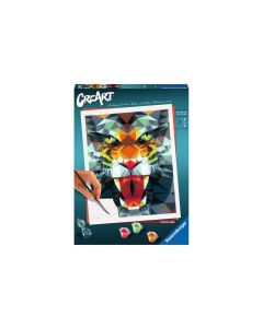 Ravensburger Malen nach Zahlen CreArt: Polygon Tiger