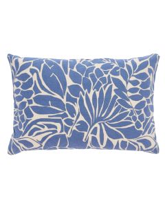 Södahl Kissen Abstract Leaves 60 cm x 40 cm, Blau