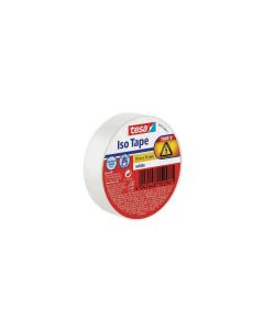 tesa Isolierband -Set Iso Tape, 15 mm x 10 m, 5 Rollen, Weiss
