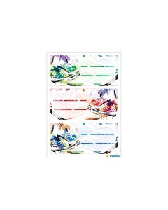 Herma Stickers Schuletiketten Chucks 9 Etiketten, 3 Blatt