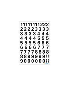 Herma Stickers Zahlensticker Zahlen 0 - 9, 10, 1 Blatt