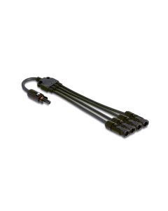 Delock Splitter Kabel DL4 1x Buchse zu 4x Stecker 4 mm², 50 cm