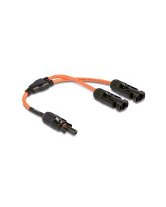 Delock Splitter Kabel DL4 1x Buchse zu 2x Stecker 4 mm², 30 cm