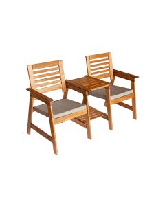 Innovesta Balkonset Duoset, Braun, 2 Sitzplätze