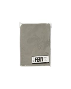 Creativ Company Bastelfilz 1.5 - 2 mm, A4, 10 Blatt, Grau
