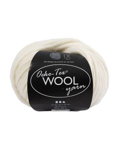 Creativ Company Wolle Oeko-Tex 50 g, Crème