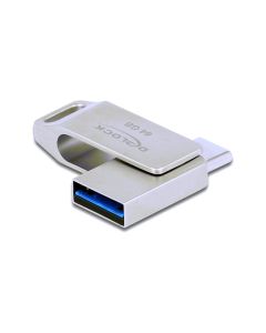 Delock USB-Stick 3.2 Gen 1 USB-C + Typ-A 64 GB