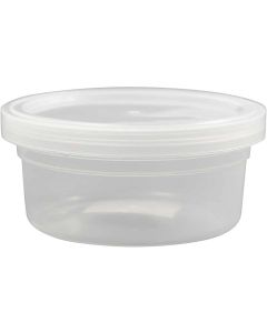 Creativ Company Kunststoffform Dose mit Deckel 125 ml, 20 Stück