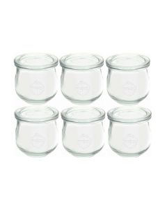Weck Einmachglas 370 ml, 6 Stück