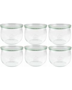 Weck Einmachglas 500 ml, 6 Stück
