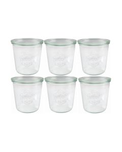 Weck Einmachglas 500 ml, 6 Stück